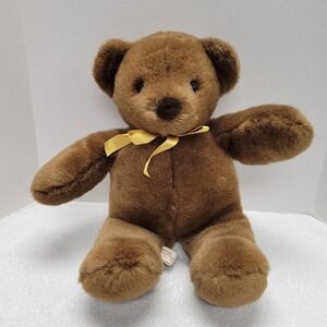1992 Vintage Plush Creations Inc brown teddy bear plush